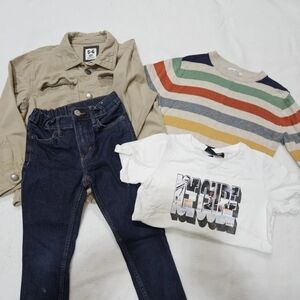 KIDS Clothing Lot 4 Pcs. Size 5T . Cotton on Kids & Hm brand. ICE CUBE T-SHIRT